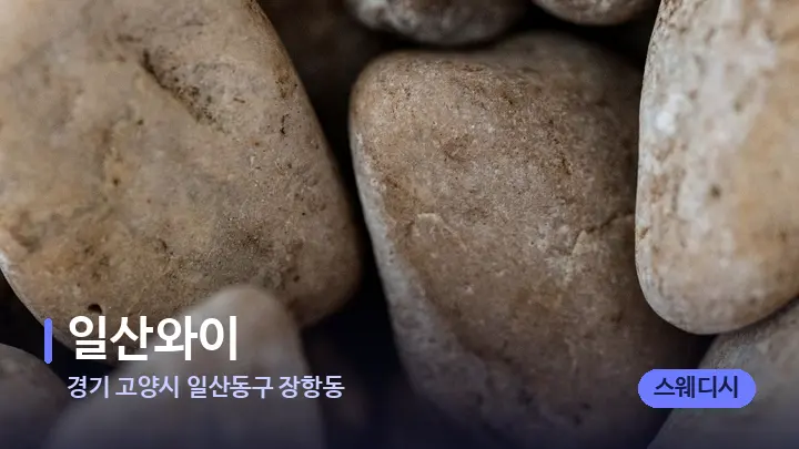 경기 고양시 일산동구 장항동 일산와이 — 마사지용 스톤