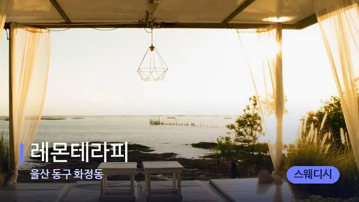 울산 동구 화정동 레몬테라피 — 휴식 분위기의 스파 베드