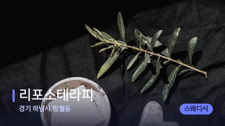 경기 하남시 망월동 리포소테라피 — 마사지용 스톤