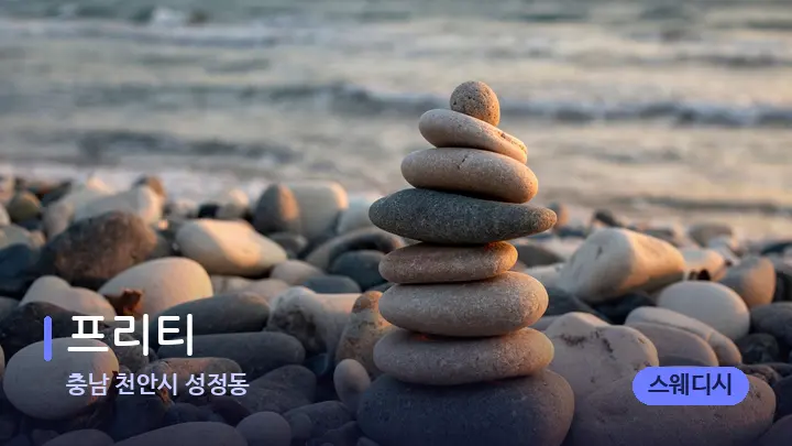 충남 천안시 성정동 프리티 — 마사지용 스톤