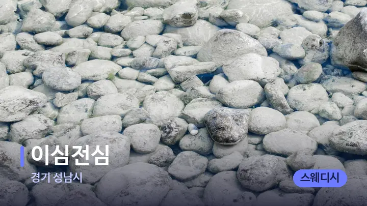 경기 성남시 이심전심 — 마사지용 스톤