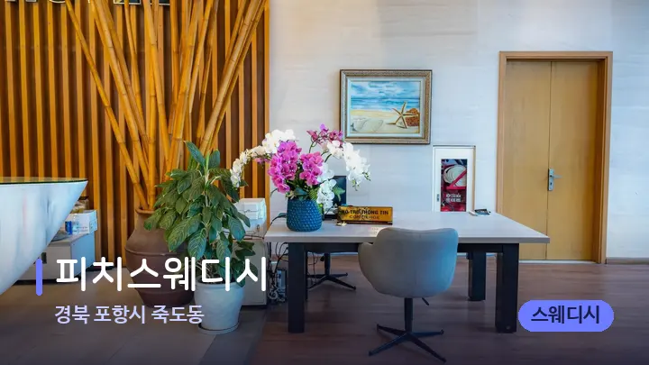 경북 포항시 죽도동 피치스웨디시 — 스파 프런트 공간