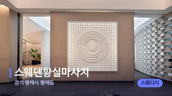 경기 평택시 평택동 스웨덴황실마사지 — 웰니스 스파 공간