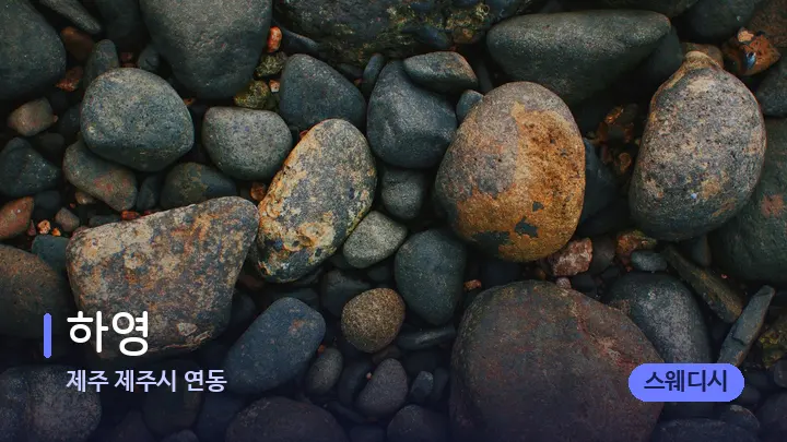 제주 제주시 연동 하영 — 마사지용 스톤