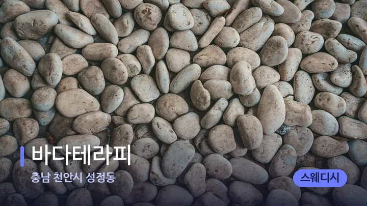 충남 천안시 성정동 바다테라피 — 마사지용 스톤