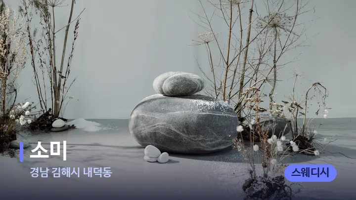 경남 김해시 내덕동 소미 — 마사지용 스톤