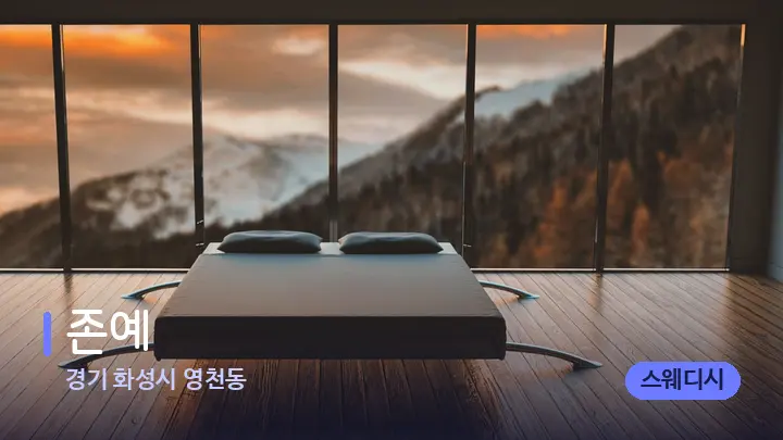 경기 화성시 영천동 존예 — 휴식 분위기의 스파 베드