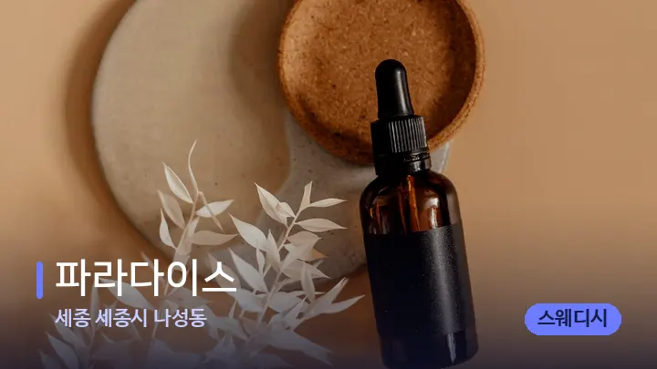 세종 세종시 나성동 파라다이스 — 아로마테라피 오일