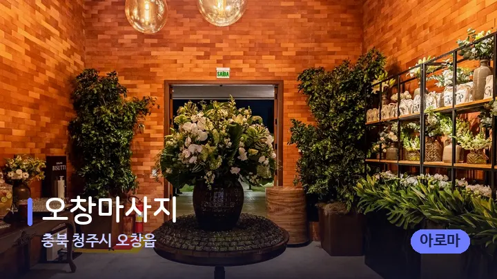 충북 청주시 오창읍 오창마사지 — 스파 프런트 공간