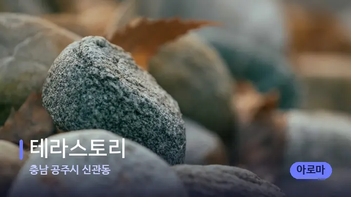 충남 공주시 신관동 테라스토리 — 마사지용 스톤