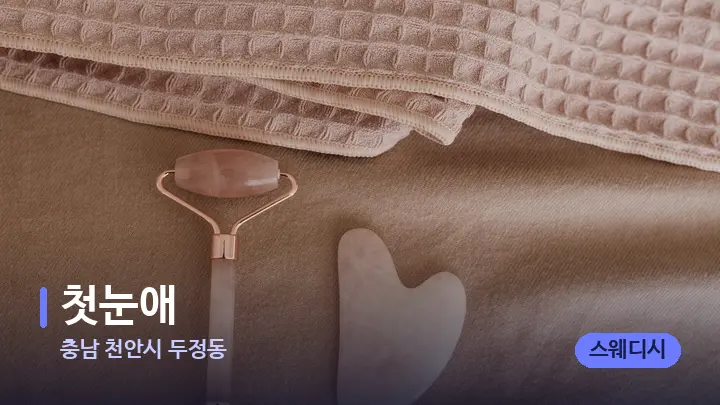 충남 천안시 두정동 첫눈애 — 마사지용 스톤