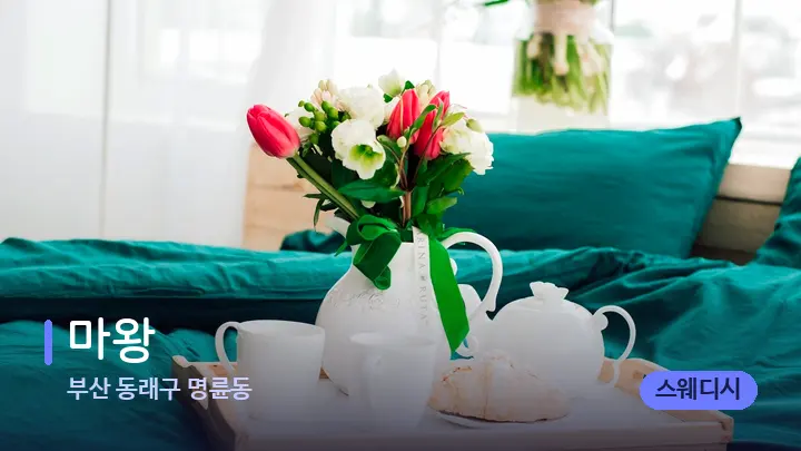 부산 동래구 명륜동 마왕 — 휴식 분위기의 스파 베드