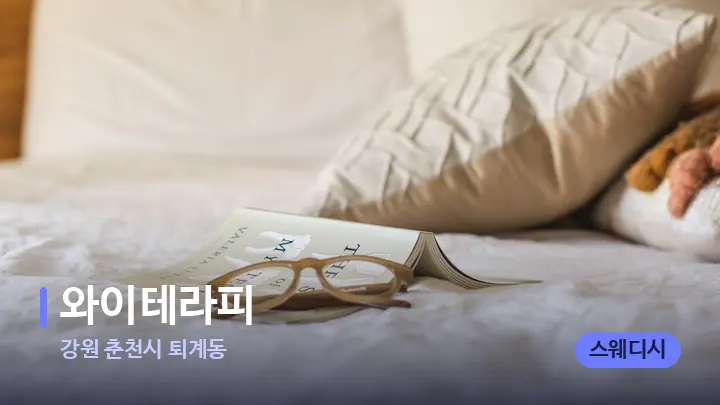 강원 춘천시 퇴계동 와이테라피 — 휴식 분위기의 스파 베드