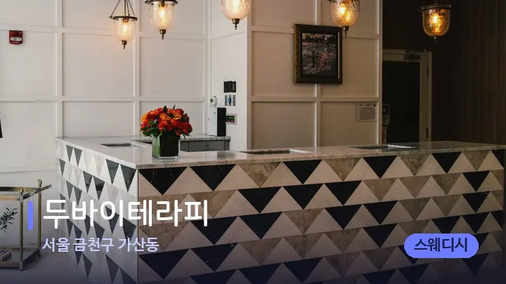 서울 금천구 가산동 두바이테라피 — 스파 프런트 공간
