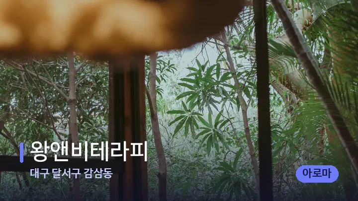대구 달서구 감삼동 왕앤비테라피 — 휴식 분위기의 스파 베드