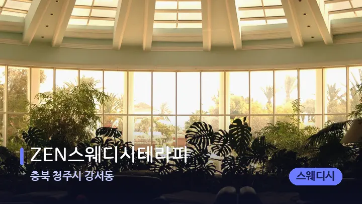 충북 청주시 강서동 ZEN스웨디시테라피 — 스파 프런트 공간