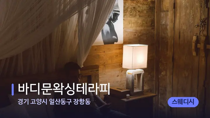 경기 고양시 일산동구 장항동 바디문왁싱테라피 — 마사지 베드가 놓인 관리실