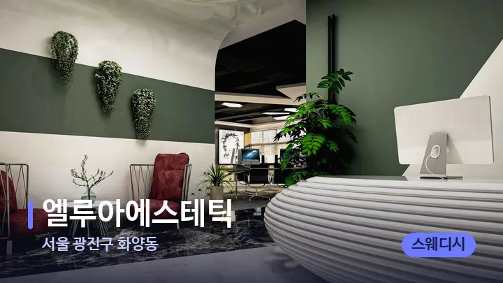 서울 광진구 화양동 엘루아에스테틱 — 스파 프런트 공간
