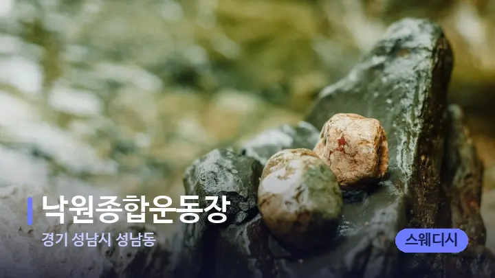 경기 성남시 성남동 낙원종합운동장 — 마사지용 스톤