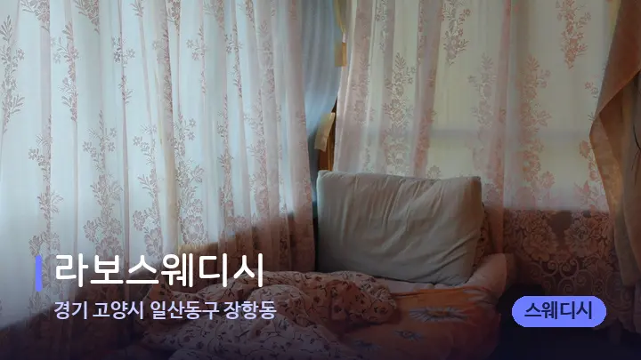 경기 고양시 일산동구 장항동 라보스웨디시 — 마사지 베드가 놓인 관리실
