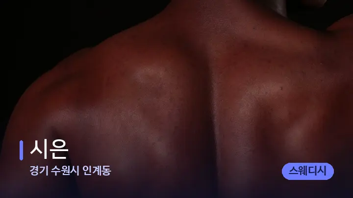 경기 수원시 인계동 시은 — 등·허리 오일 관리 장면