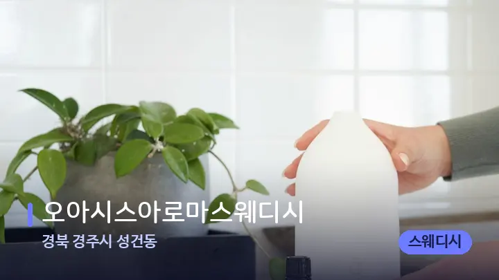 경북 경주시 성건동 오아시스아로마스웨디시 — 아로마테라피 오일