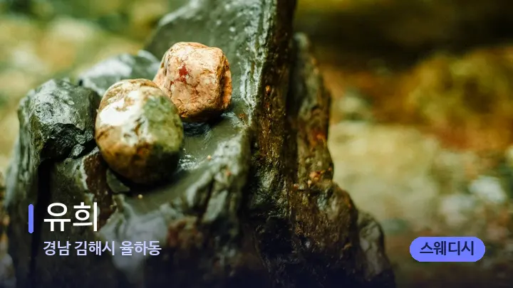 경남 김해시 율하동 유희 — 마사지용 스톤