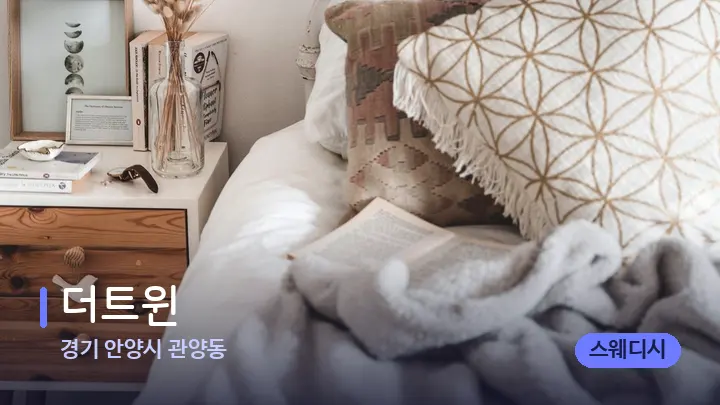 경기 안양시 관양동 더트윈 — 휴식 분위기의 스파 베드