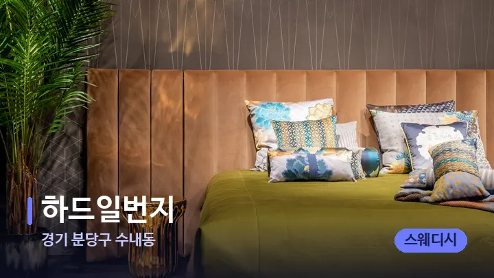 경기 분당구 수내동 하드일번지 — 휴식 분위기의 스파 베드