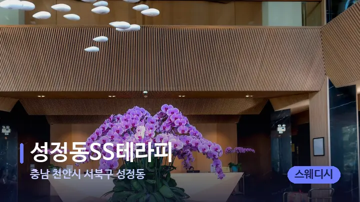 충남 천안시 서북구 성정동 성정동SS테라피 — 스파 프런트 공간