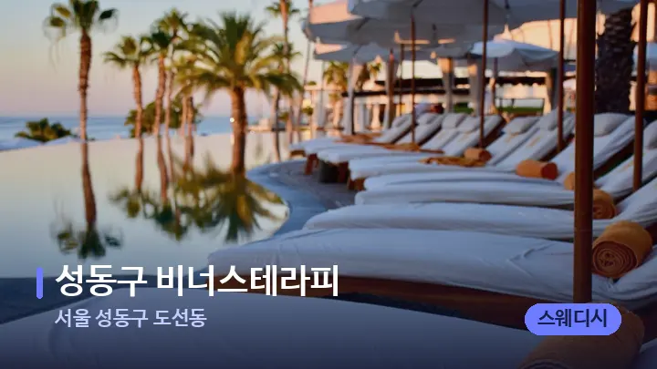 서울 성동구 도선동 성동구 비너스테라피 — 휴식 분위기의 스파 베드