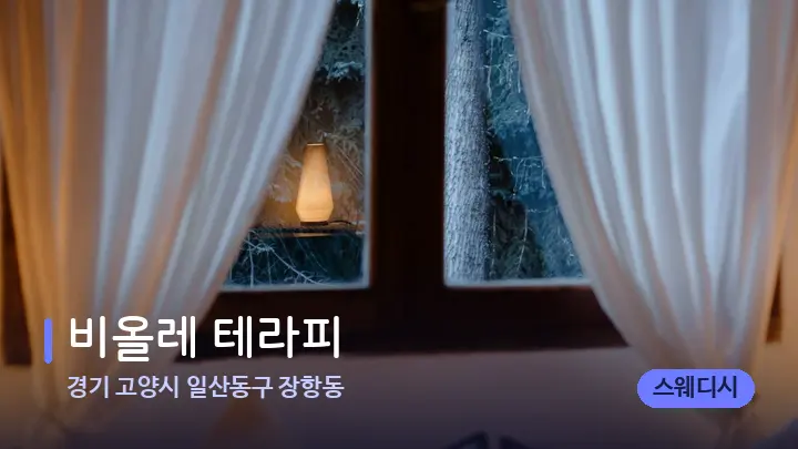 경기 고양시 일산동구 장항동 비올레 테라피 — 마사지 베드가 놓인 관리실
