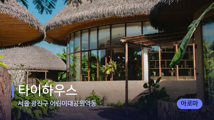 서울 광진구 어린이대공원역동 타이하우스 — 스파 프런트 공간