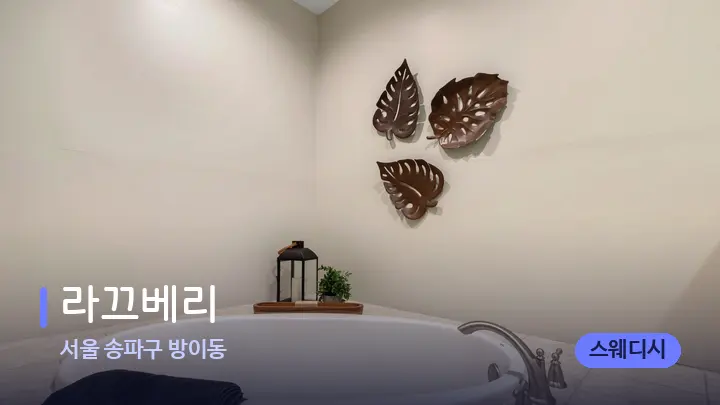 서울 송파구 방이동 라끄베리 — 웰니스 스파 공간