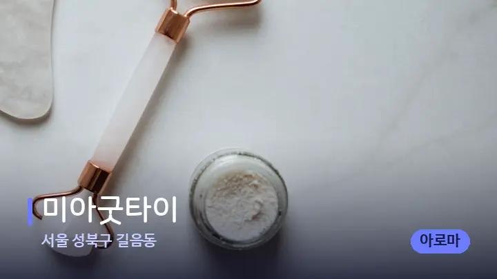 서울 성북구 길음동 미아굿타이 — 마사지용 스톤
