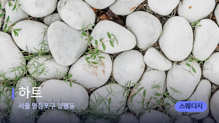 서울 영등포구 양평동 하트 — 마사지용 스톤