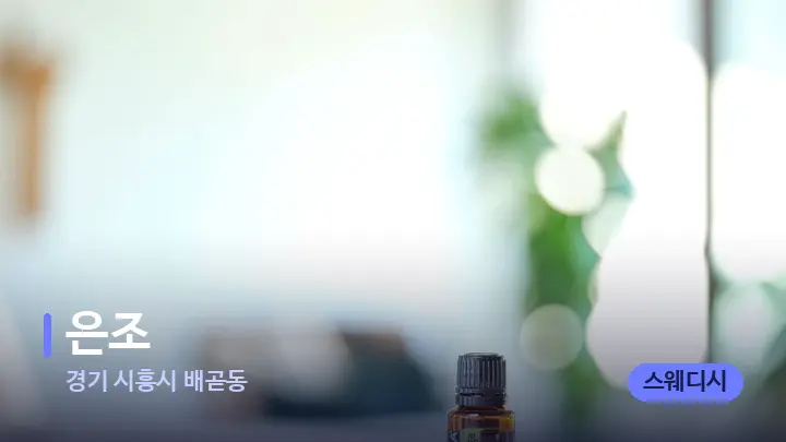 경기 시흥시 배곧동 은조 — 아로마테라피 오일